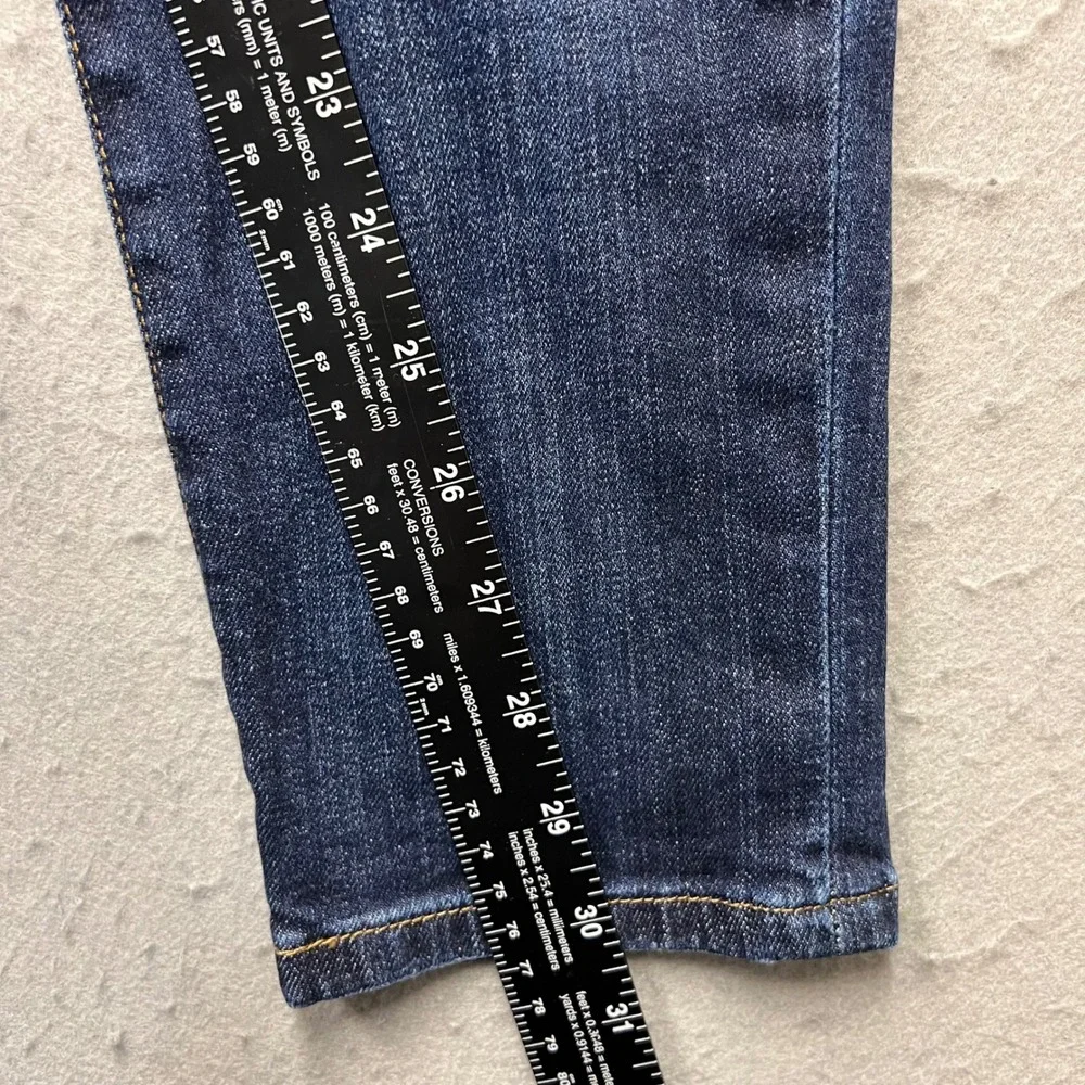 Joes Jeans Skinny Ankle Distressed Ripped Denim Blue Pants Womens Size 31 1406